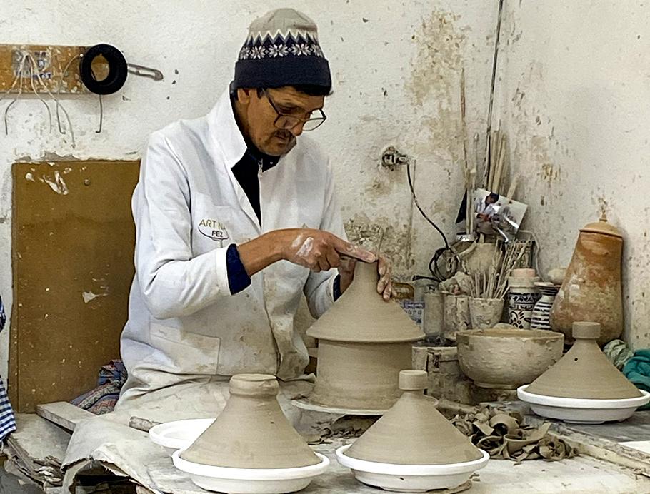 Pottery in Fez, Morocco by James Atwell